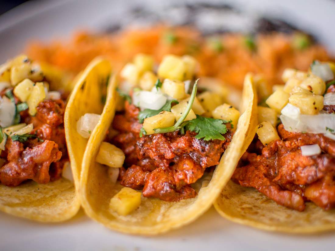 plate of tacos